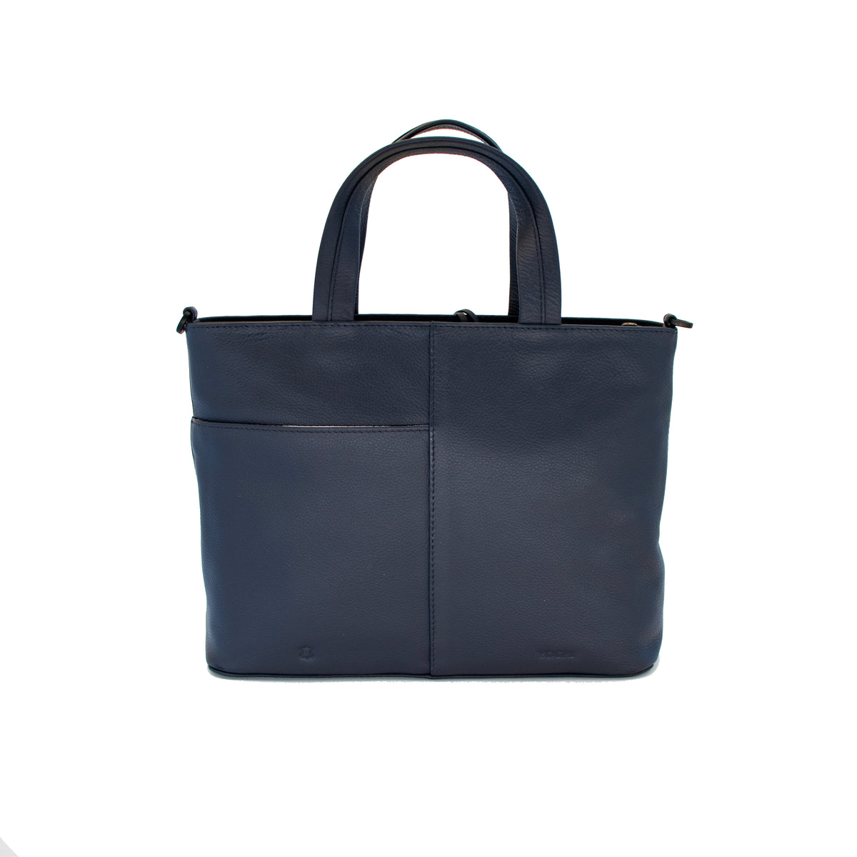 Black leather multiway grab bag 